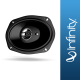 بلندگو بیضی اینفینیتی مدل Infinity Alpha 6930
